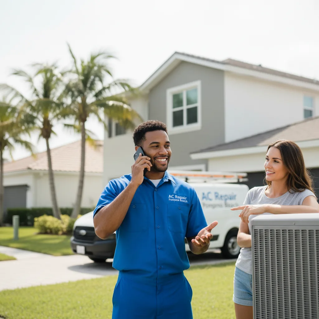AC Repair Pompano Beach customer support in Cary